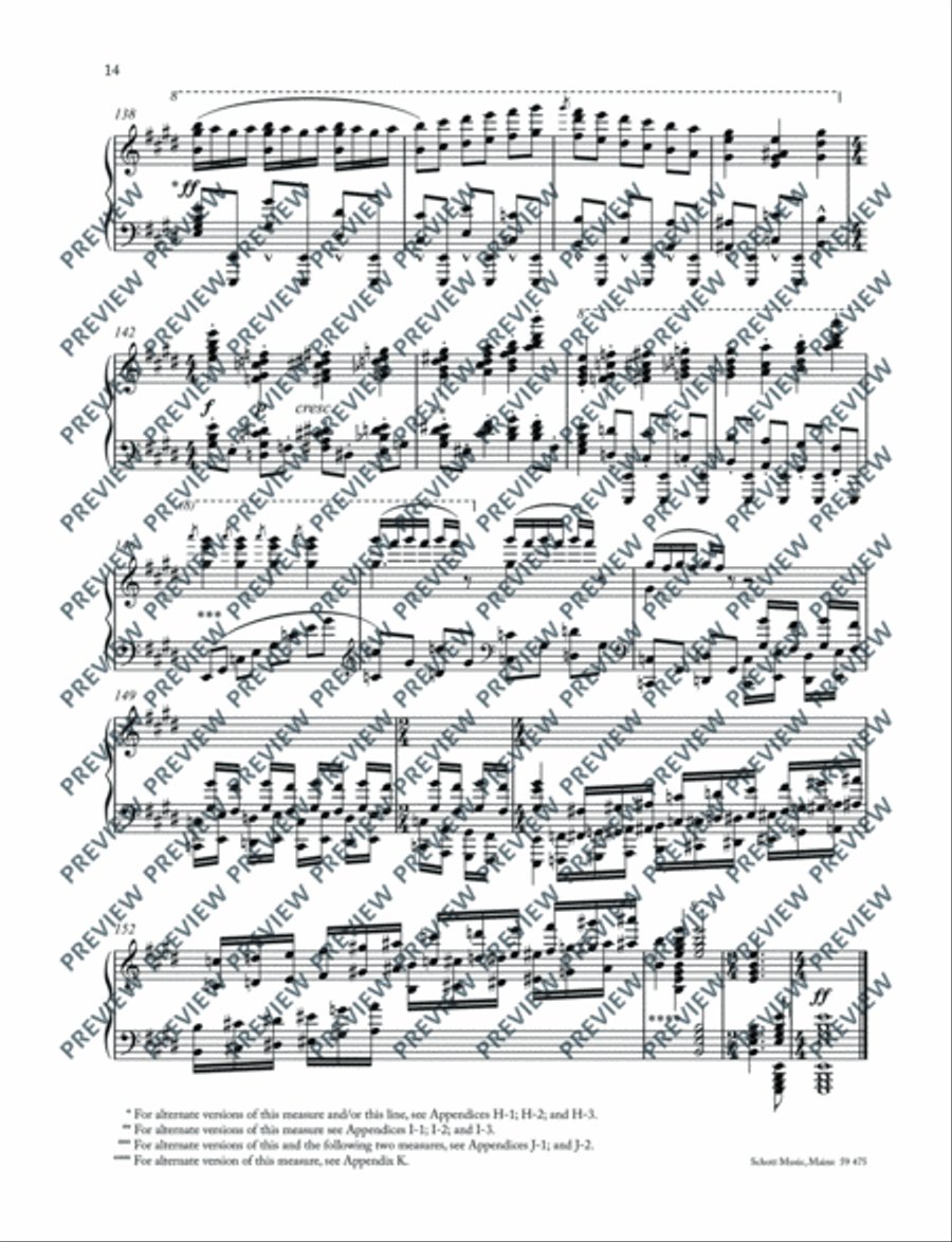 Carmen Variations Piano Solo scores gallery preview page 15