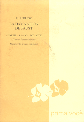 Book cover for D'amour l'ardente flamme from La Damnation de Faust