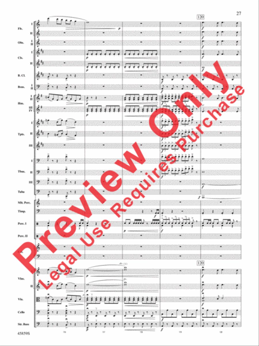 Fantastic Beasts and Where to Find Them Full Orchestra scores gallery preview page 27