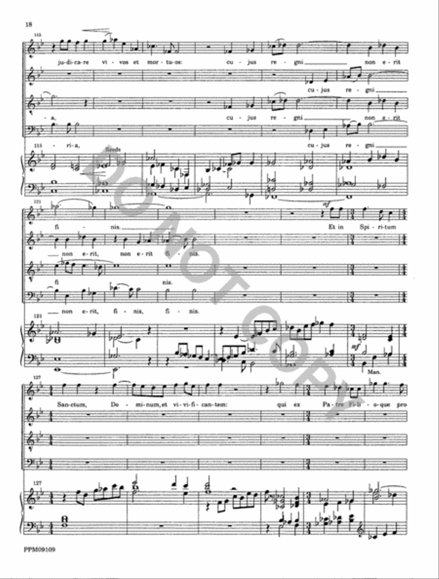 Missa Matris Dei 4-Part scores gallery preview page 19