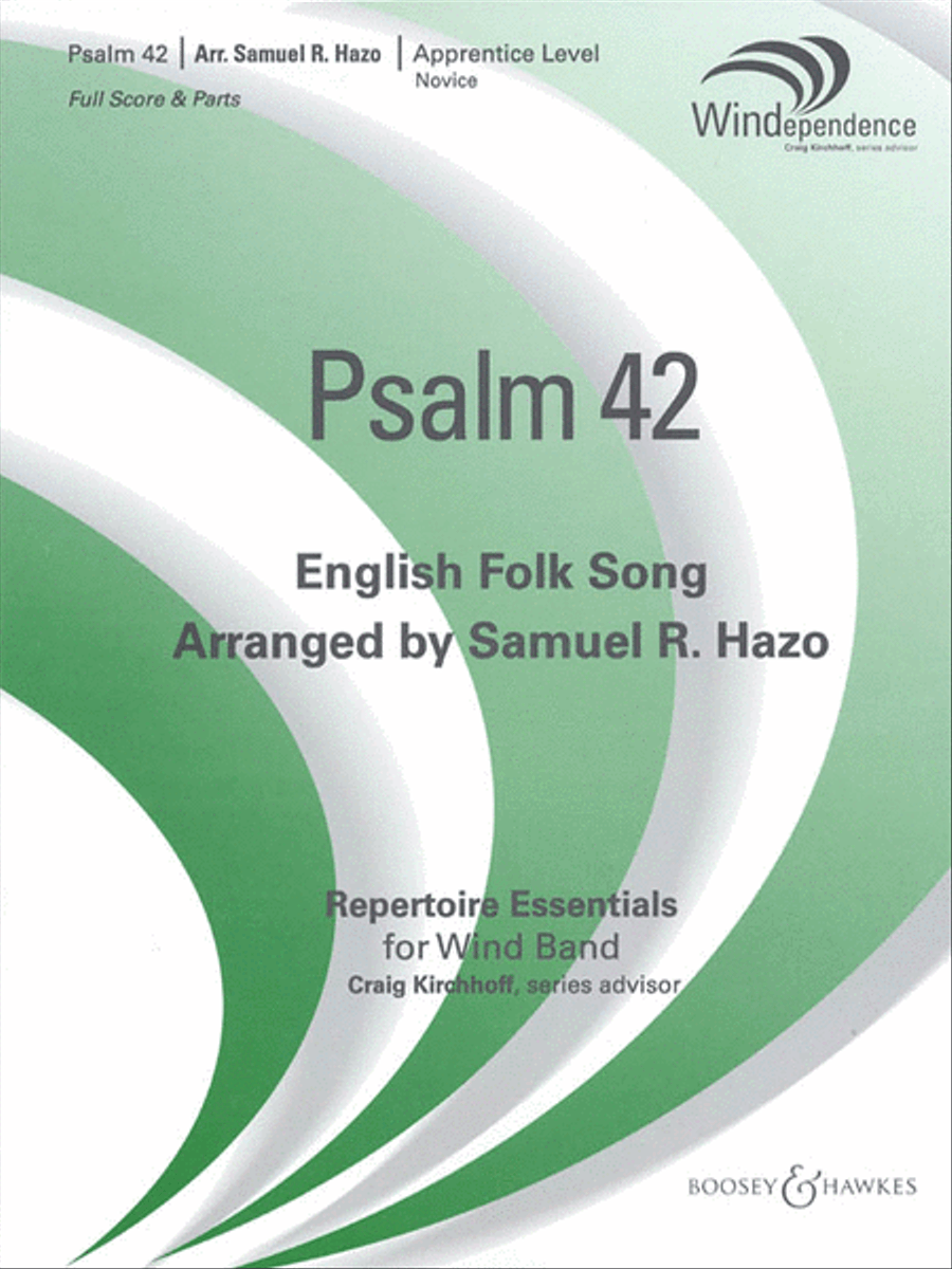 Psalm 42 Psalm 42 Concert Band scores gallery preview page 1