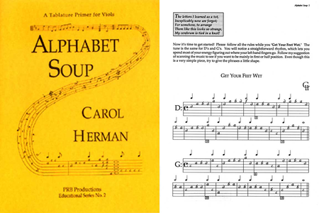 Alphabet Soup, a Viol Tablature Primer