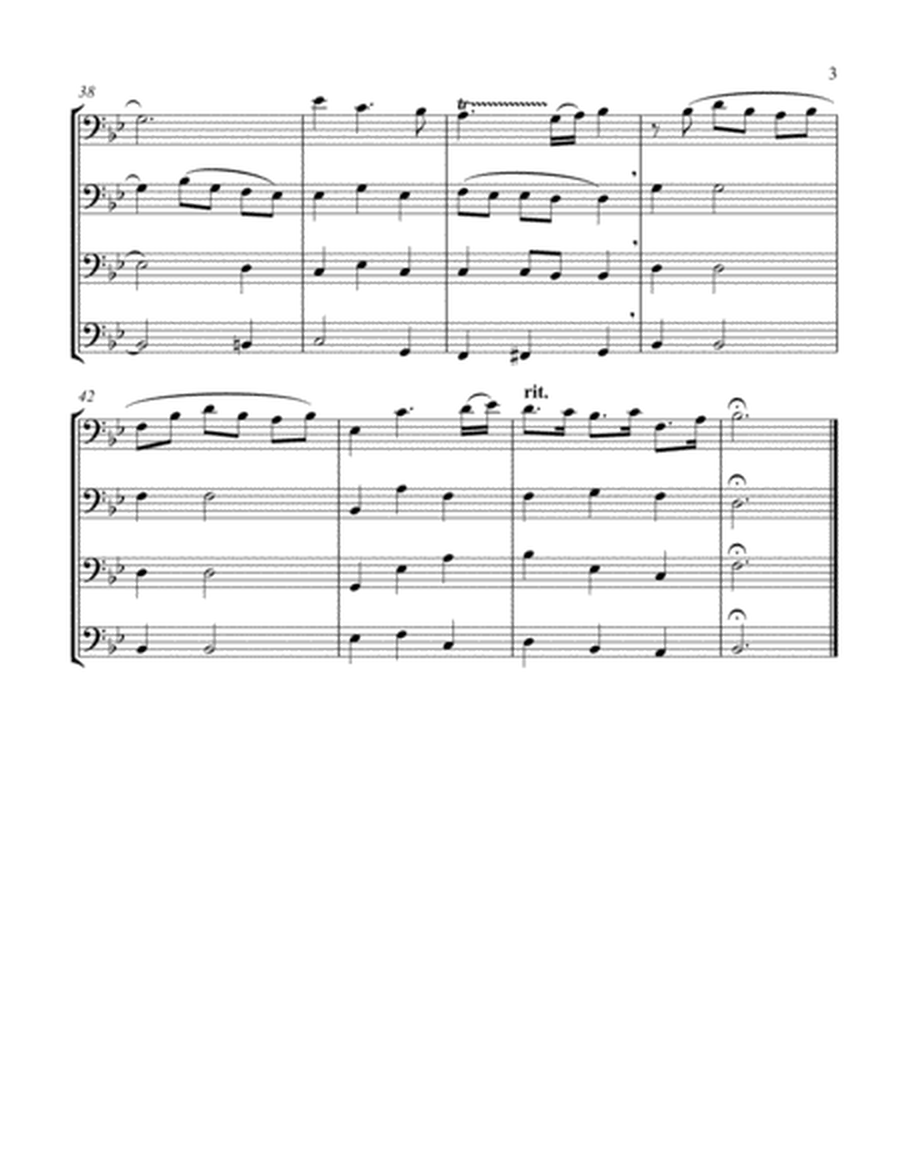 Bist Du Bei Mir (Trombone Quartet) image number null