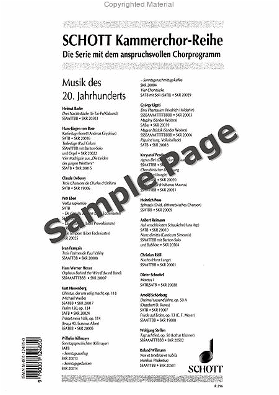 Concertino Concertino Mixed Choir scores gallery preview page 17