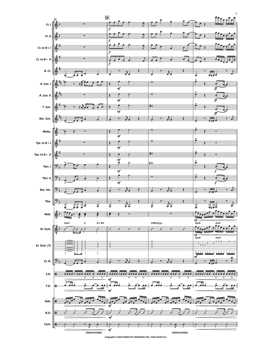 Endlessly Marching Band scores gallery preview page 6