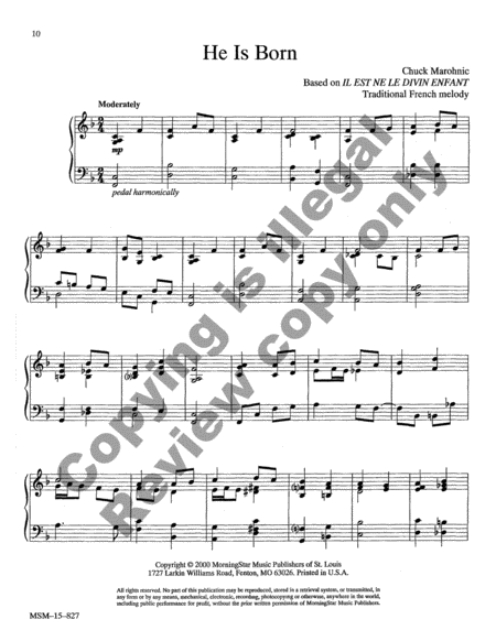 Christmas Jazz: Five Carols for Piano, Set 3 image number null