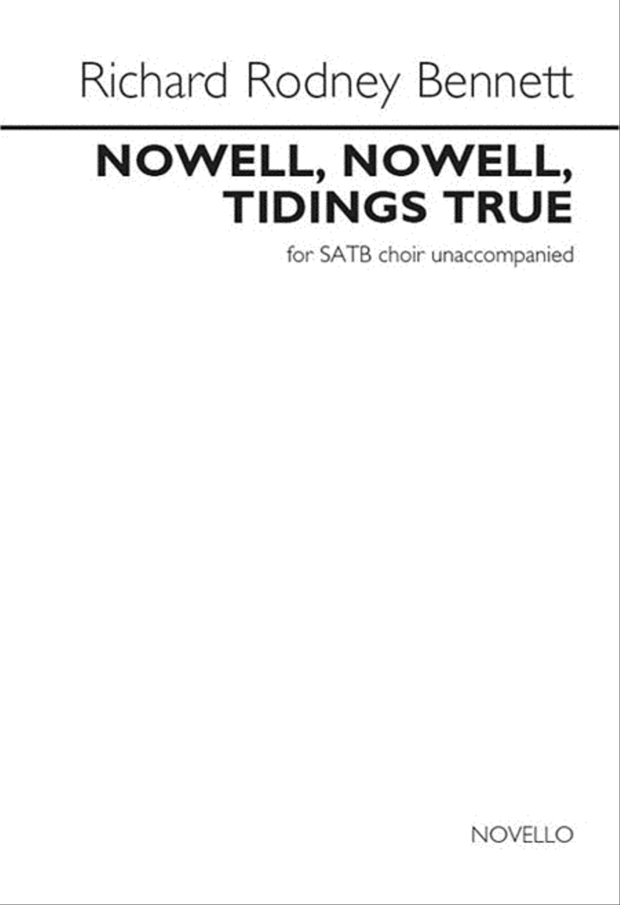 Nowell, Nowell, Tidings True 4-Part scores gallery preview page 1