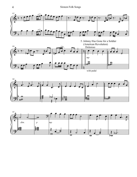 Sixteen Folksongs, Op. 171