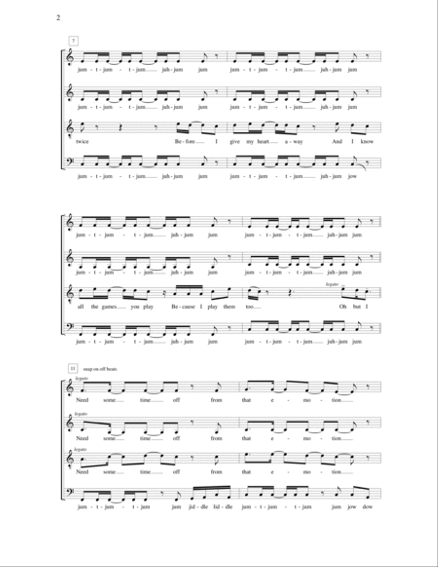 Faith 4-Part scores gallery preview page 2
