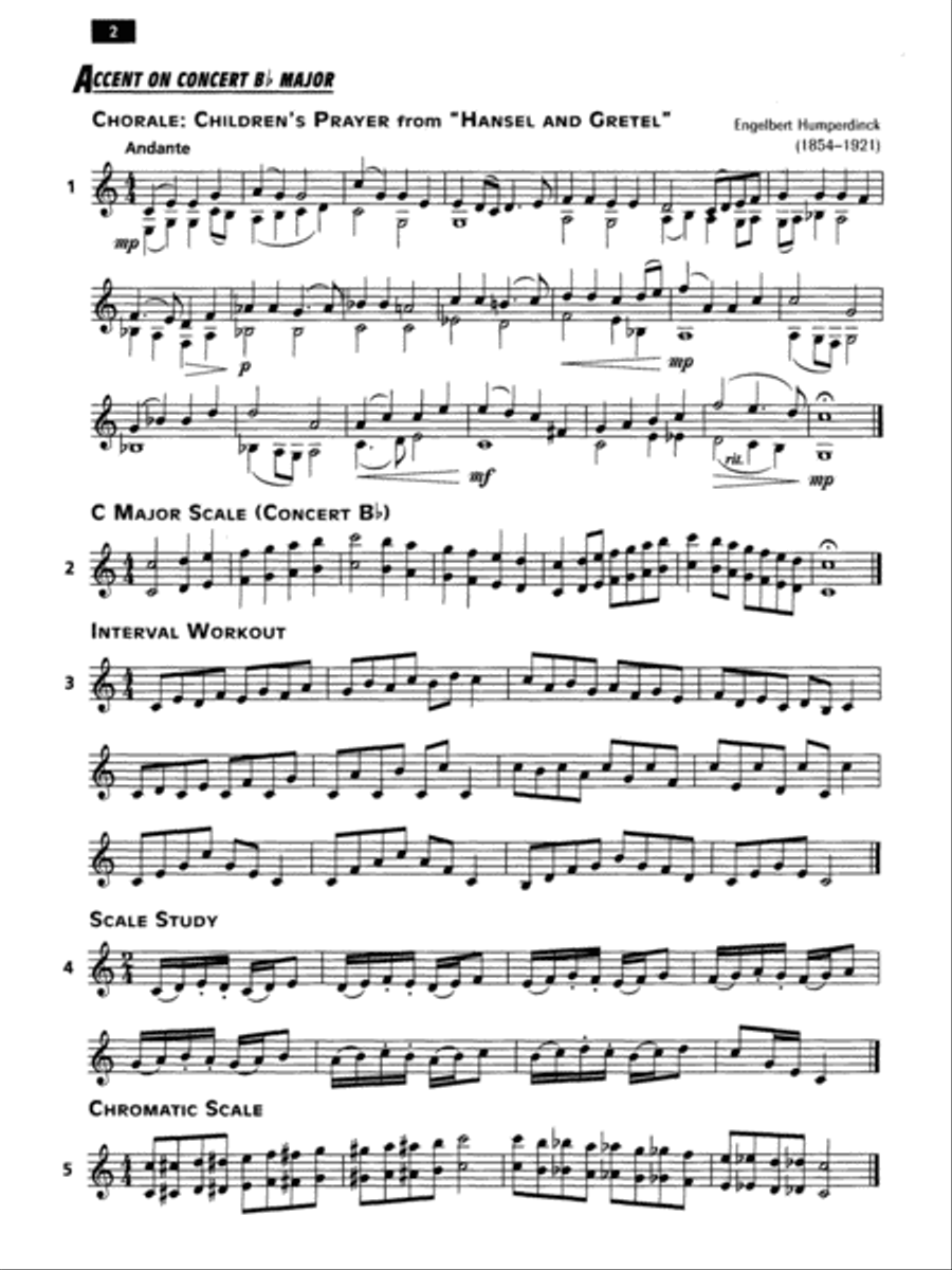 Accent on Achievement, Book 3 Concert Band Methods scores gallery preview page 2