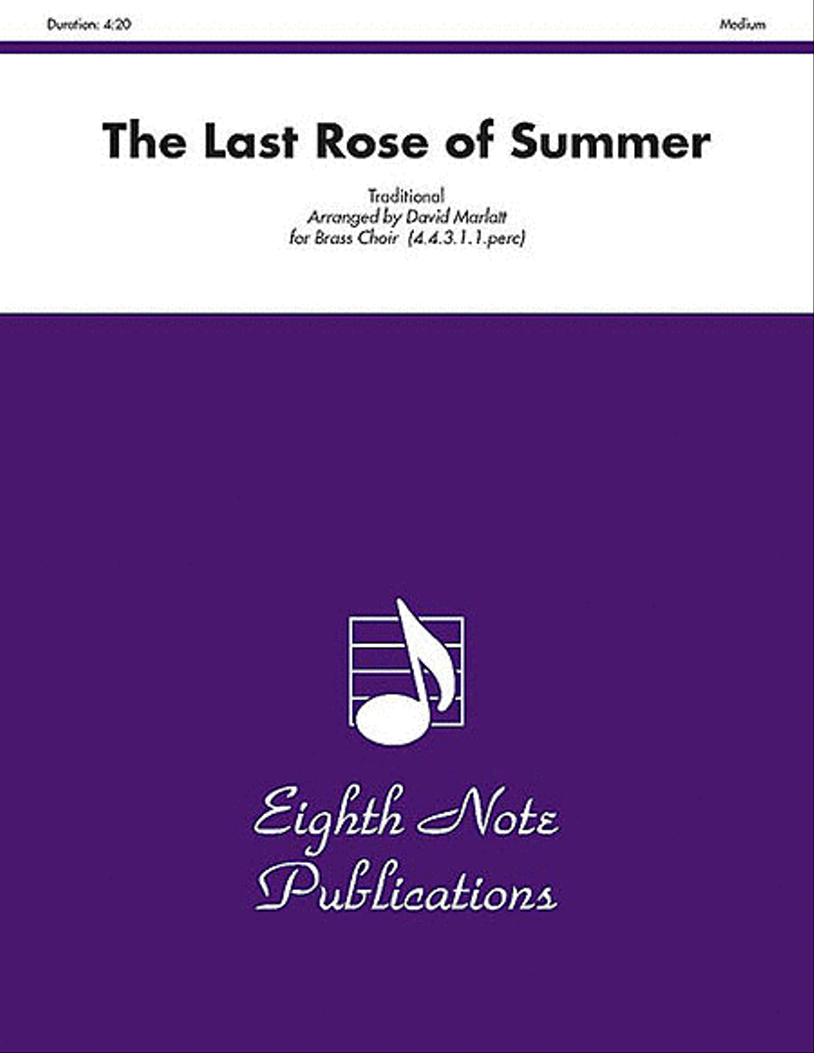 The Last Rose of Summer Small Ensemble scores gallery preview page 1