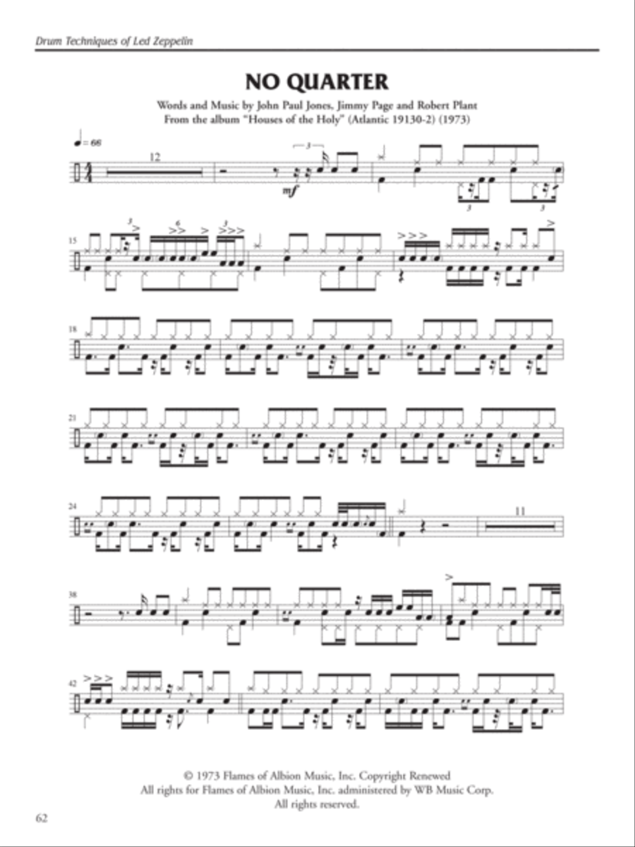 Drum Techniques of Led Zeppelin Drum Set scores gallery preview page 4