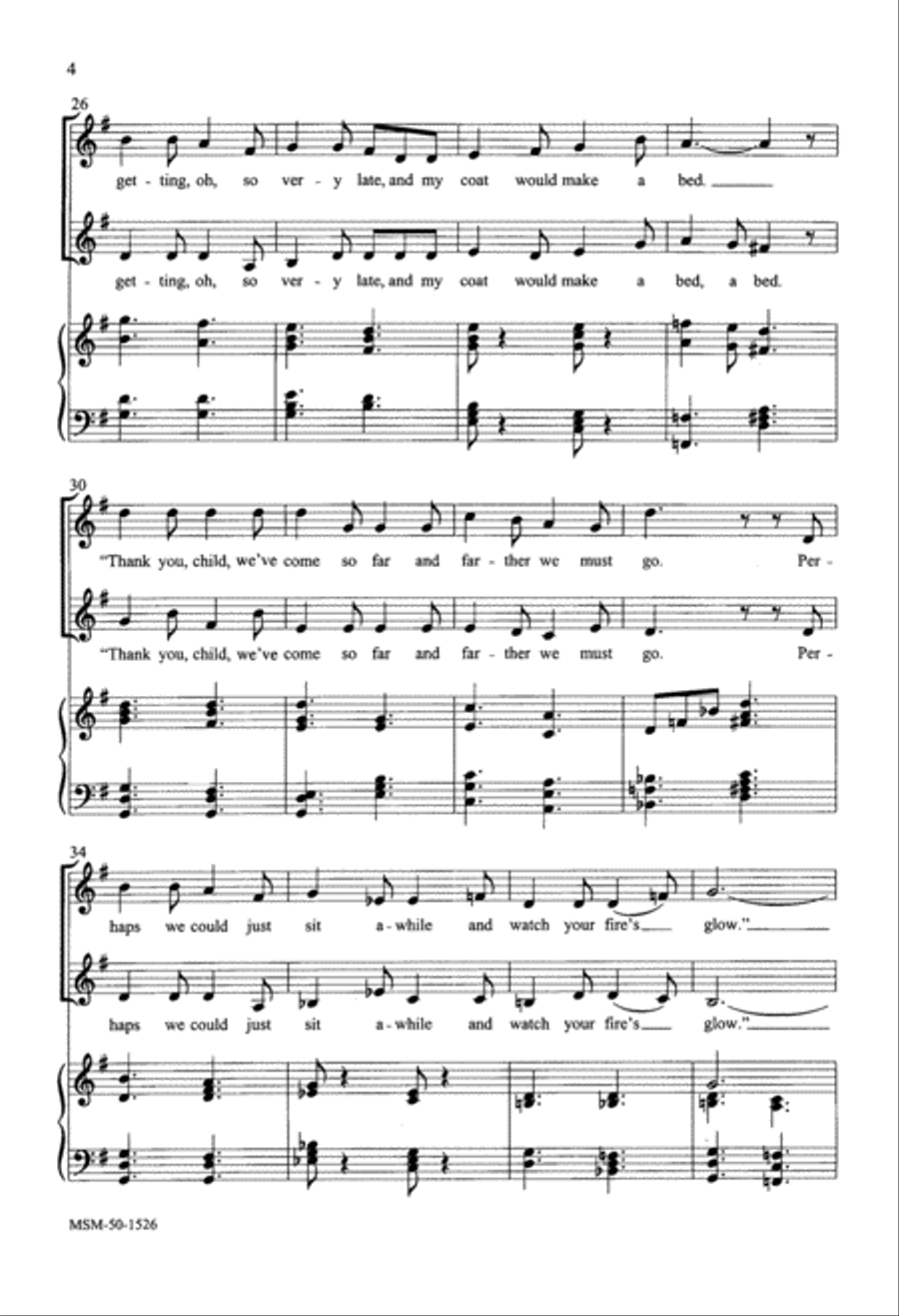 A Wonderful Story SSA scores gallery preview page 4