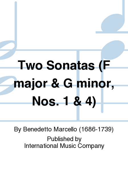 Two Sonatas (F major & G minor, Nos. 1 & 4) (KATIMS) .