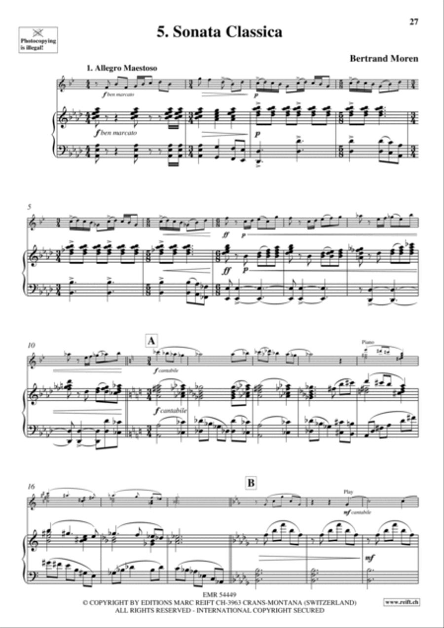 My First Concertos Volume 1 Tenor Saxophone scores gallery preview page 12