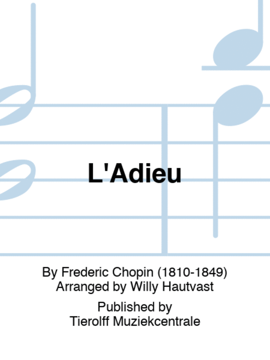 L'Adieu Concert Band scores gallery preview page 1