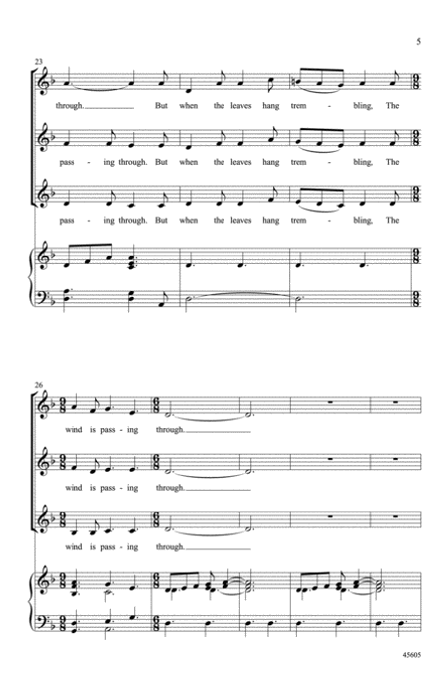 Who Has Seen the Wind? Who Has Seen the Wind? Choir scores gallery preview page 4
