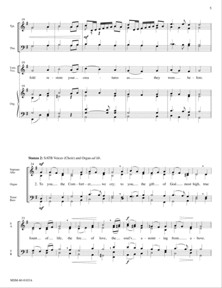 Creator Spirit, Heavenly Dove Choir scores gallery preview page 5