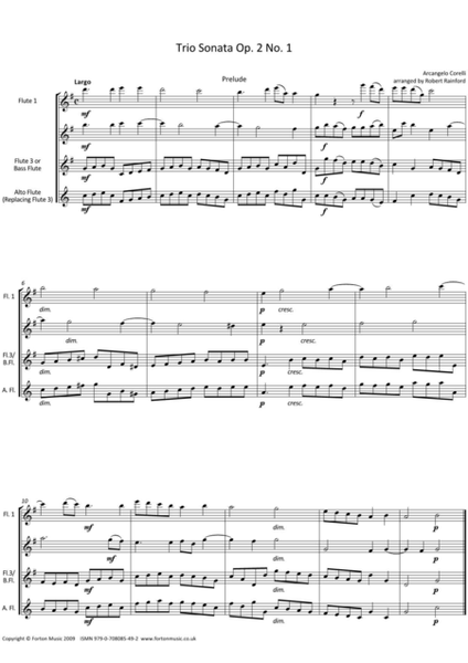 Trio Sonatas, Op 2 nos 1-4