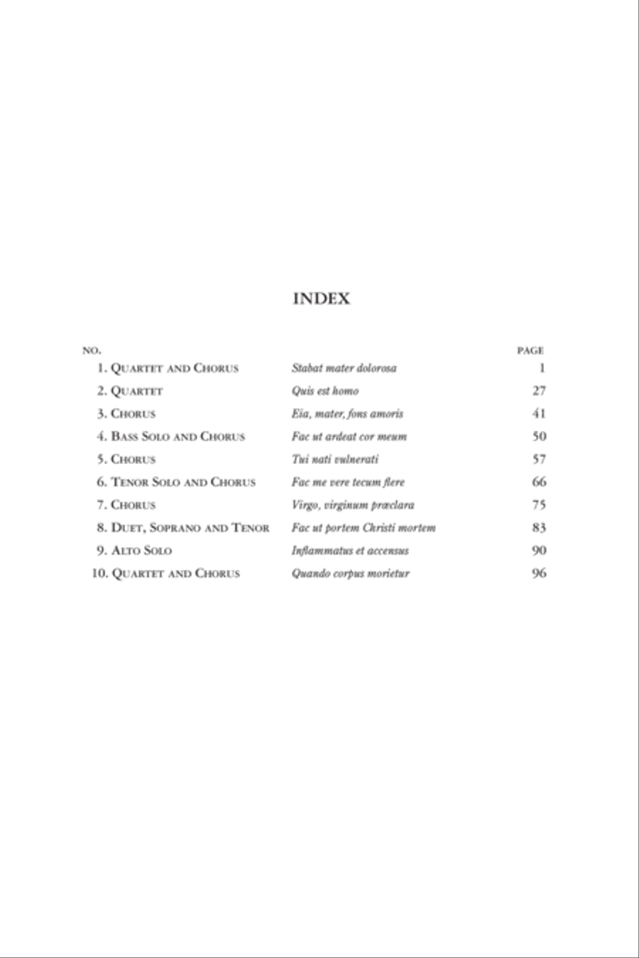 Stabat Mater, Op. 58 4-Part scores gallery preview page 2