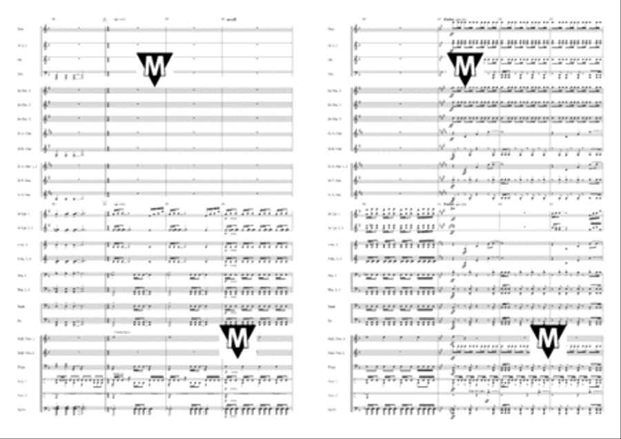 The Count of Monte Cristo Concert Band scores gallery preview page 8