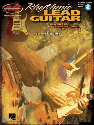 Book cover for Rhythmic Lead Guitar – Solo Phrasing, Groove and Timing for All Styles