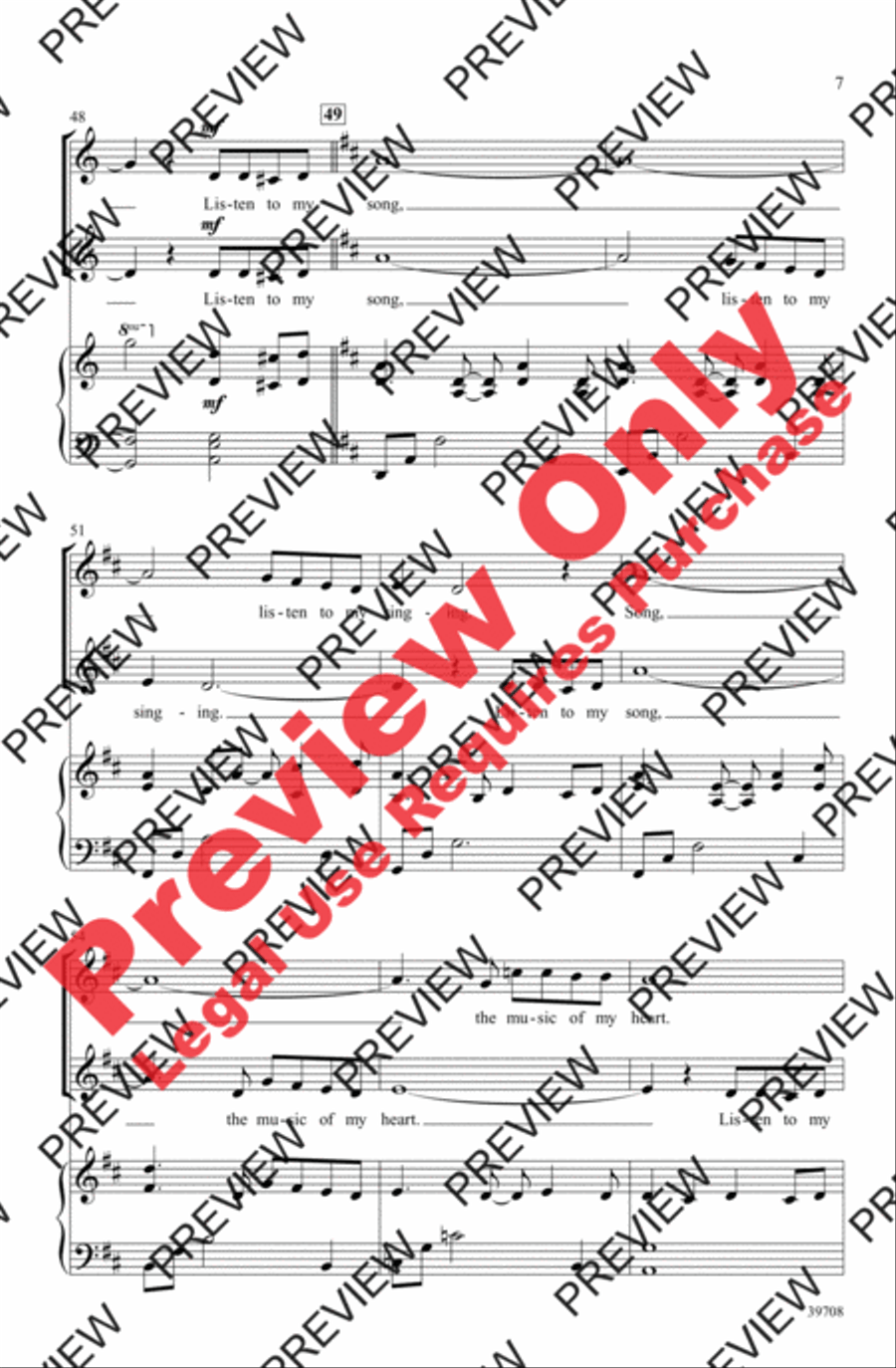 Listen to My Song 2-Part scores gallery preview page 7