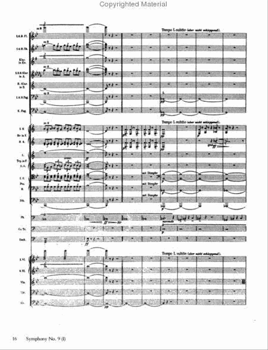 Symphony No. 9 In Full Score Full Orchestra scores gallery preview page 4