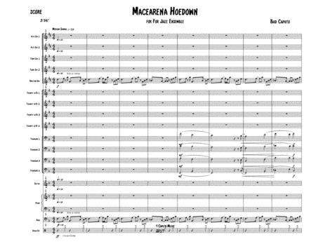 Macarena Hoedown for Big Band Jazz Ensemble image number null