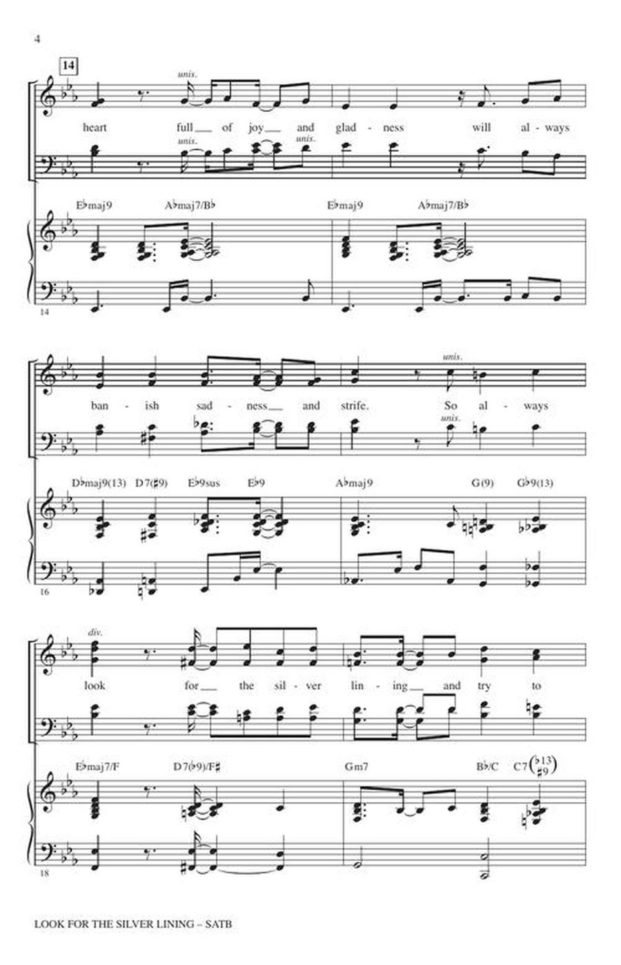 Look for the Silver Lining 4-Part scores gallery preview page 5