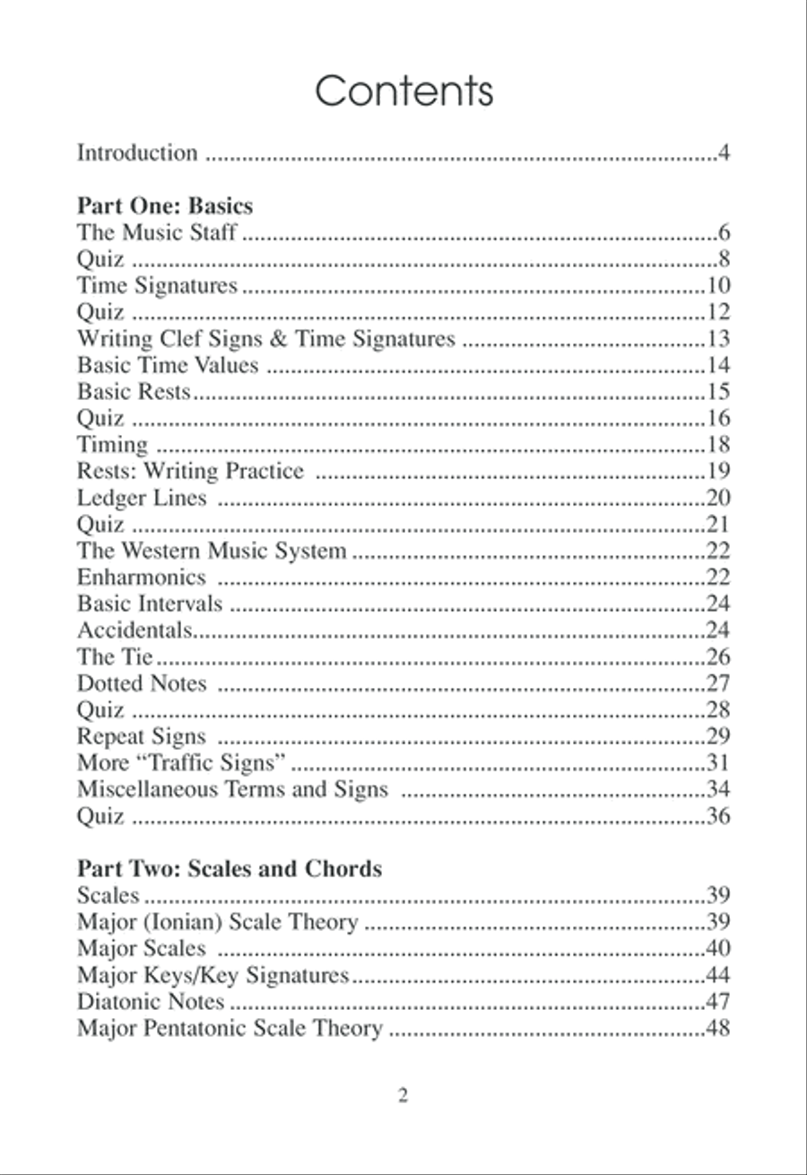 Music Theory 101 Music Theory 101 School and Community scores gallery preview page 3
