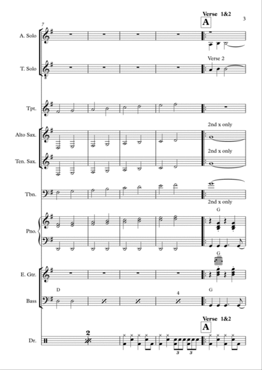 Reach Jazz Ensemble scores gallery preview page 3