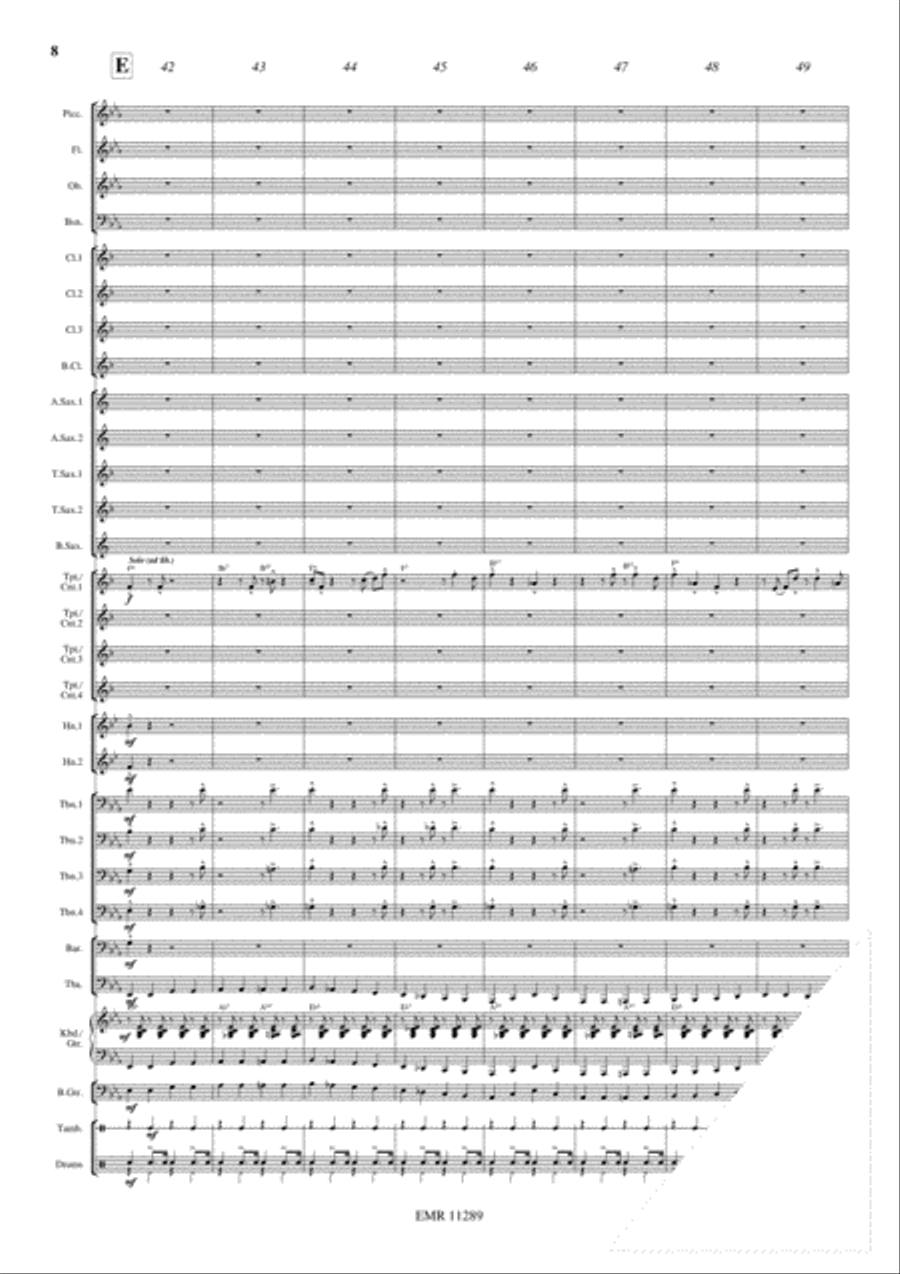 A Swinging Safari Concert Band scores gallery preview page 9