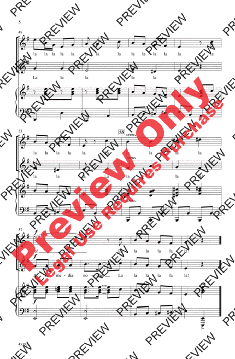 A la Media Noche A la Media Noche 2-Part scores gallery preview page 15