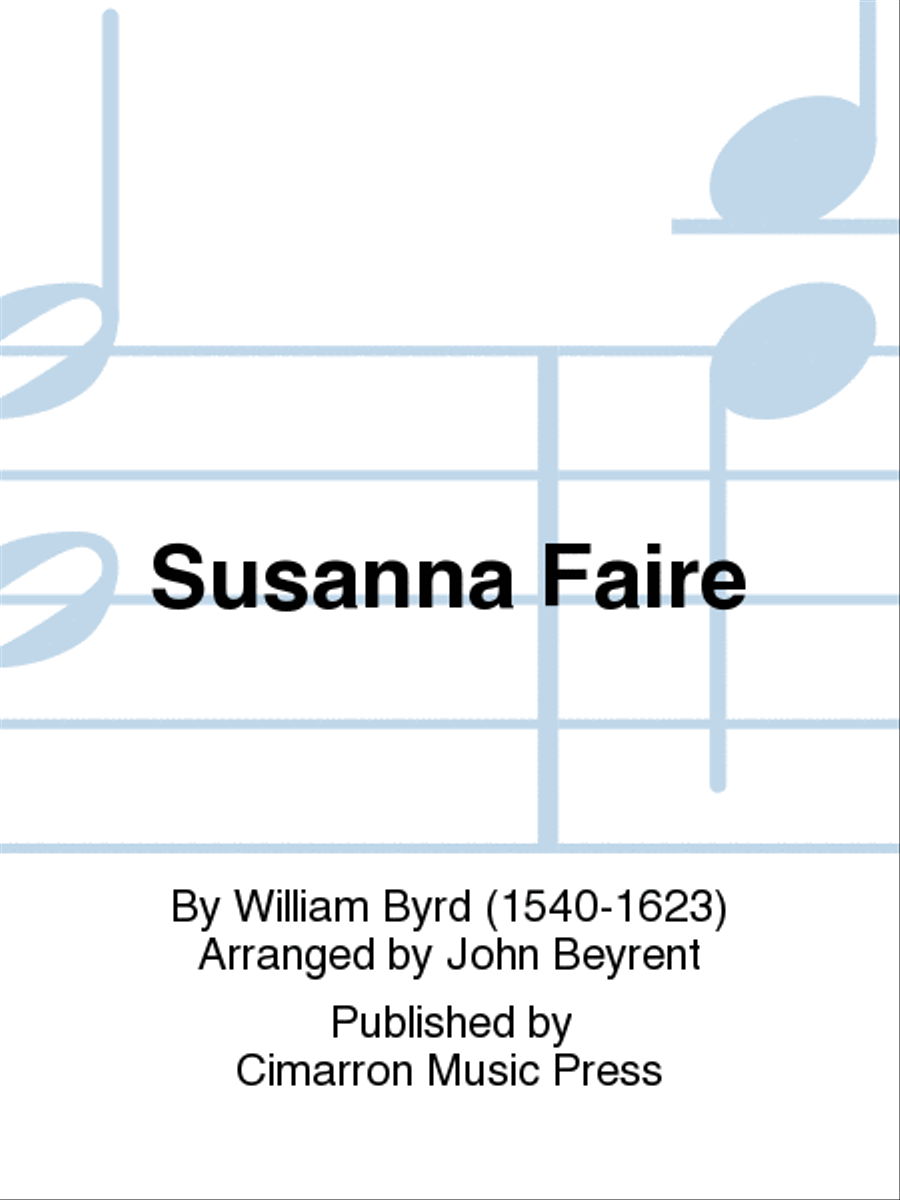 Susanna Faire Susanna Faire Brass Quintet scores gallery preview page 1
