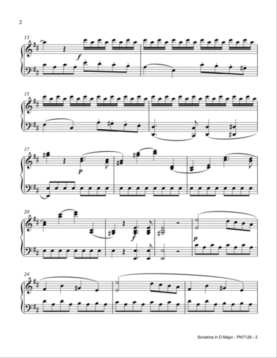 Sonatina Opus 37, Number 2 Piano Method scores gallery preview page 2
