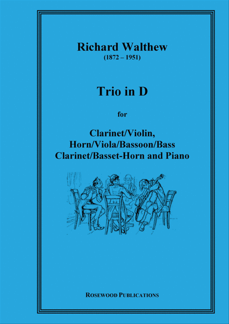 Trio in D Clarinet scores gallery preview page 1