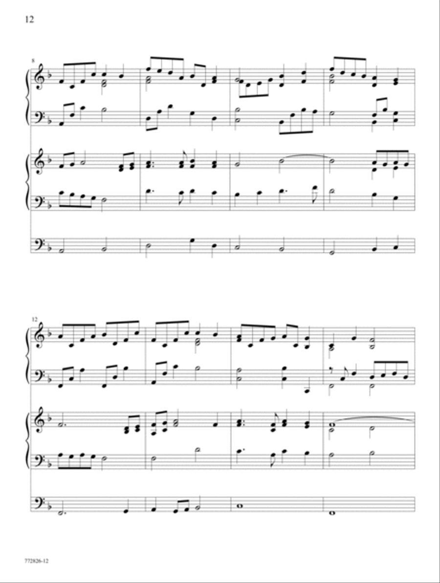 Hymns and Spiritual Songs Organ scores gallery preview page 6