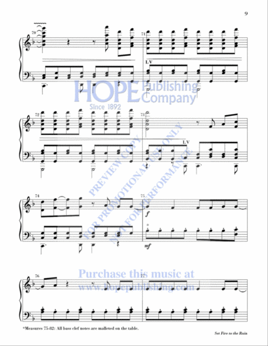 Set Fire to the Rain 5-Octaves scores gallery preview page 10