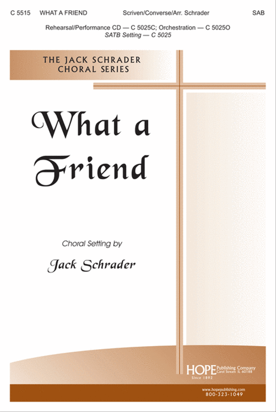 What a Friend 4-Part scores gallery preview page 1