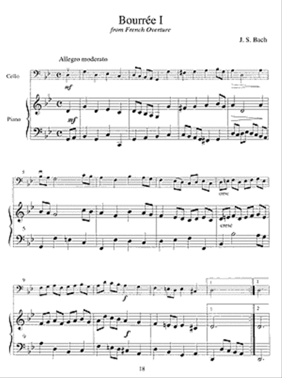 The Student Cellist: Bach Cello Solo scores gallery preview page 2