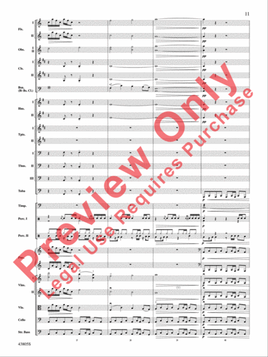 House of Cards (Theme) Full Orchestra scores gallery preview page 12