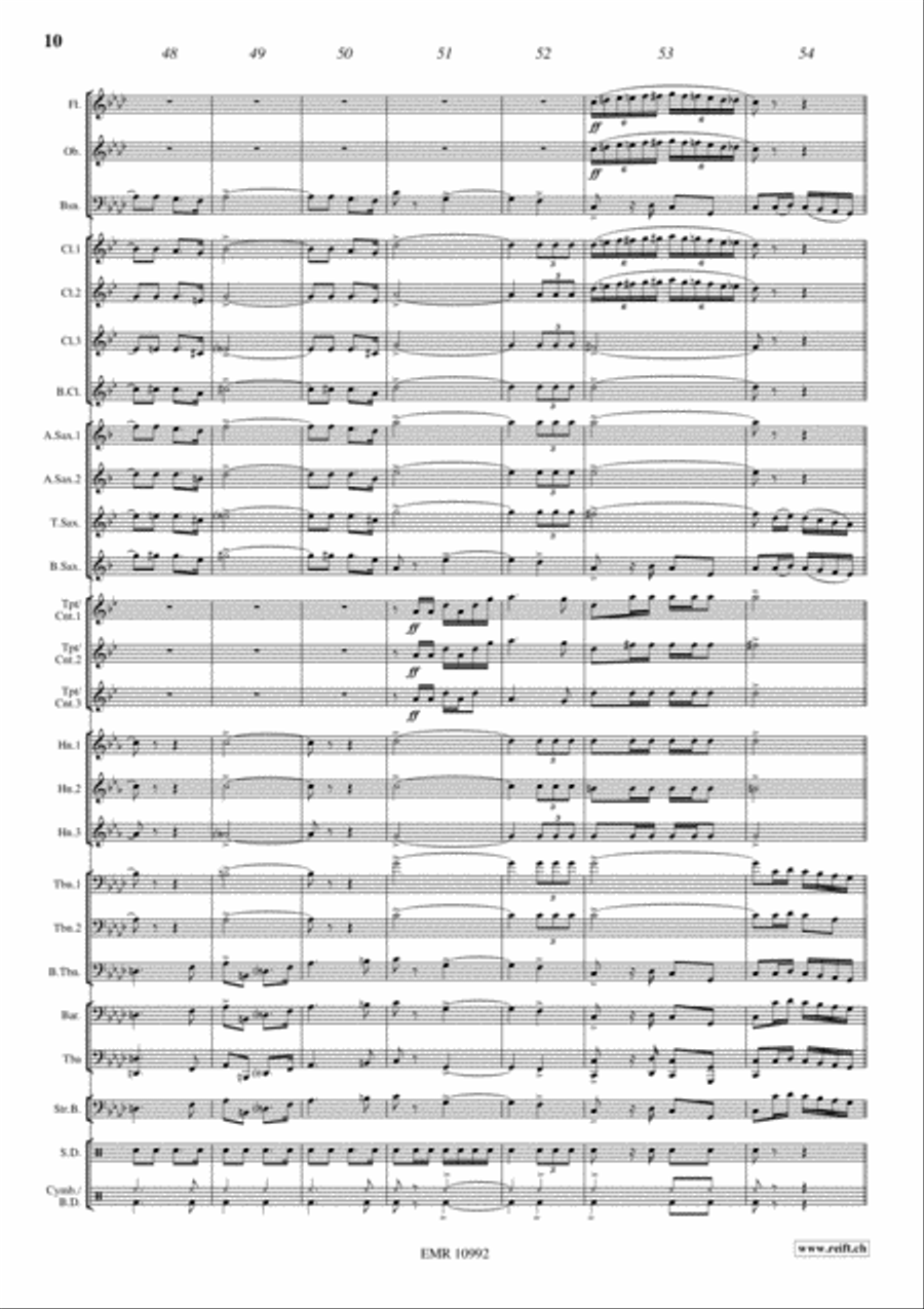 Brass Explosion Concert Band scores gallery preview page 11