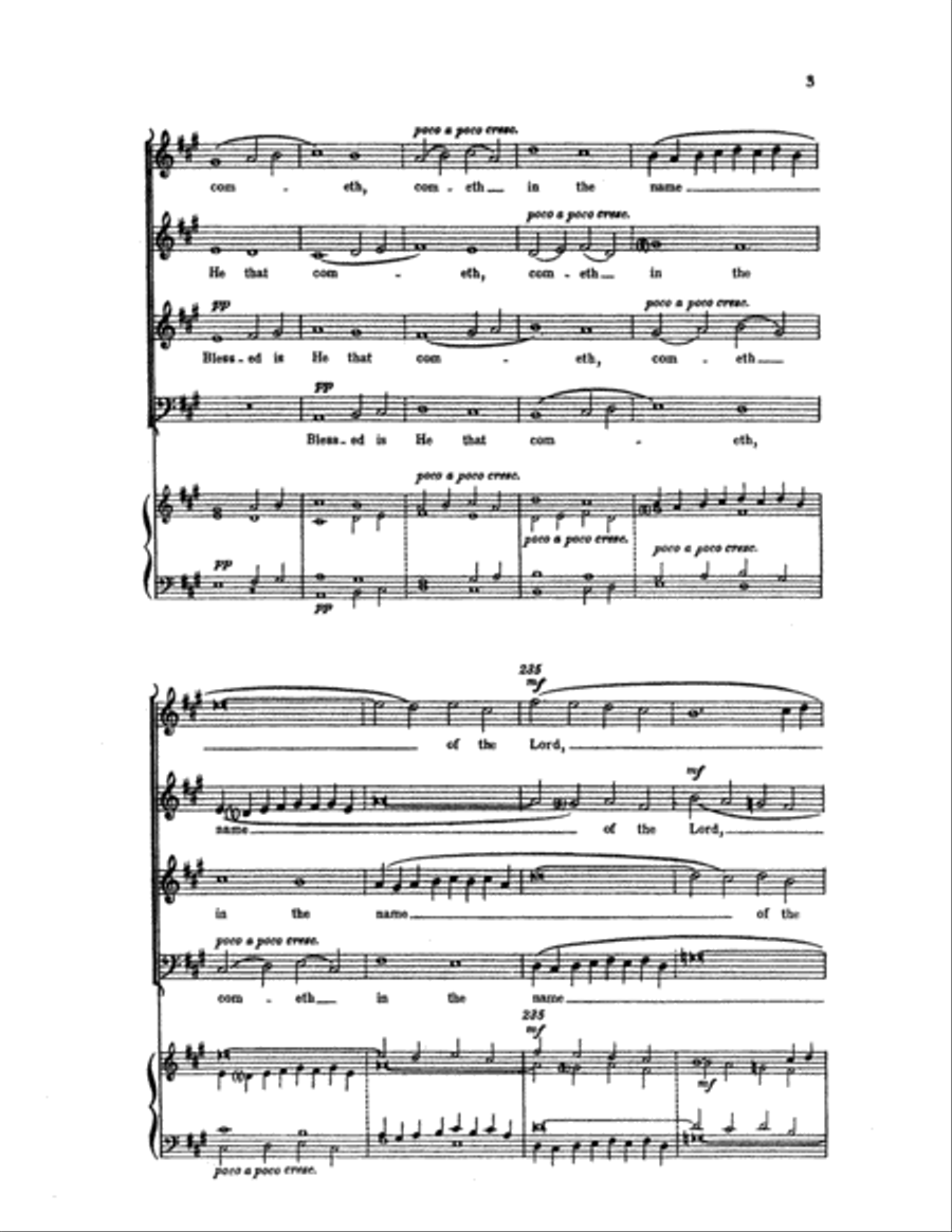 Benedictus 4-Part scores gallery preview page 4