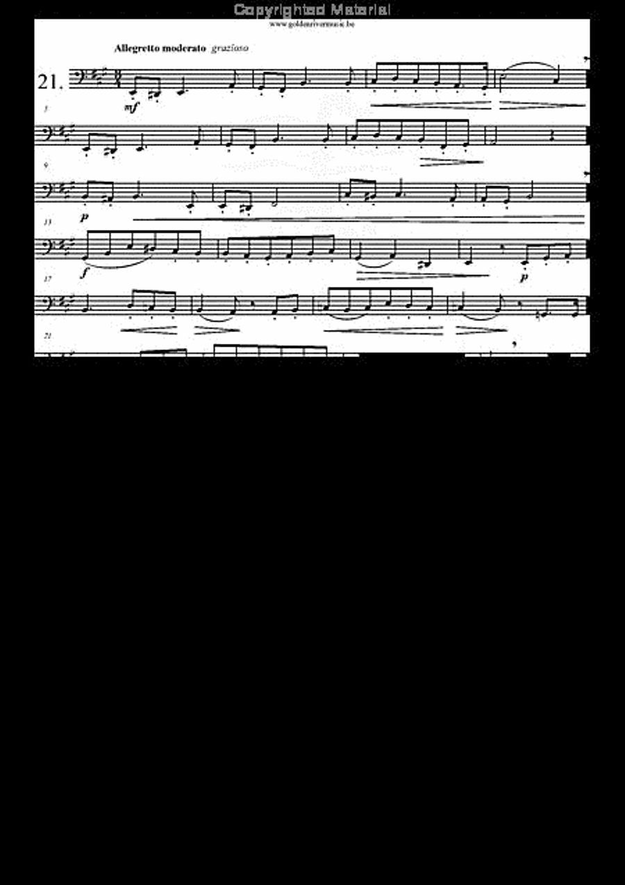 22 Etudes Melodiques Tuba scores gallery preview page 22