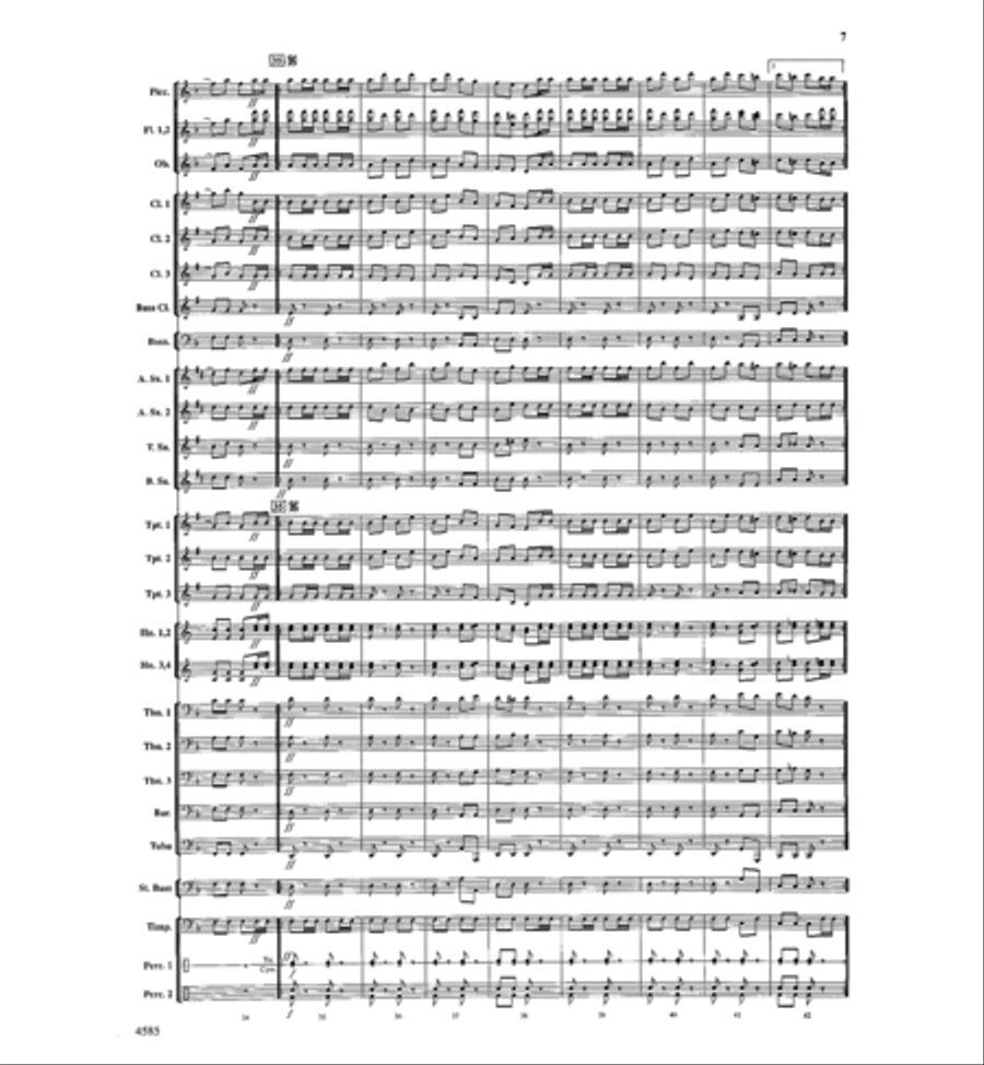 William Tell Overture Concert Band scores gallery preview page 6