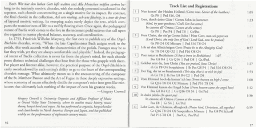 Orgel-Buchlein Organ Solo scores gallery preview page 10
