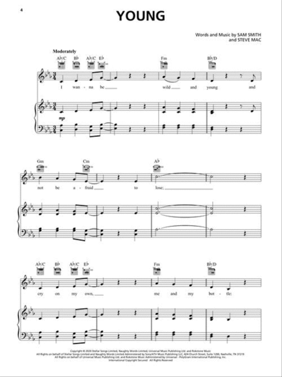Sam Smith – Love Goes 3-Part scores gallery preview page 5