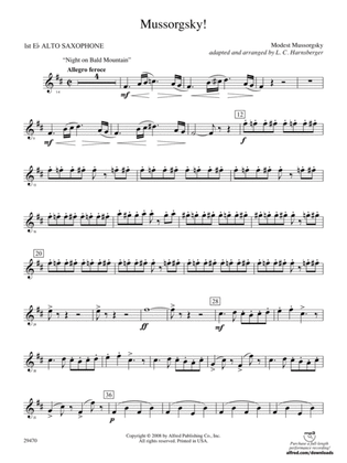 Mussorgsky!: E-flat Alto Saxophone