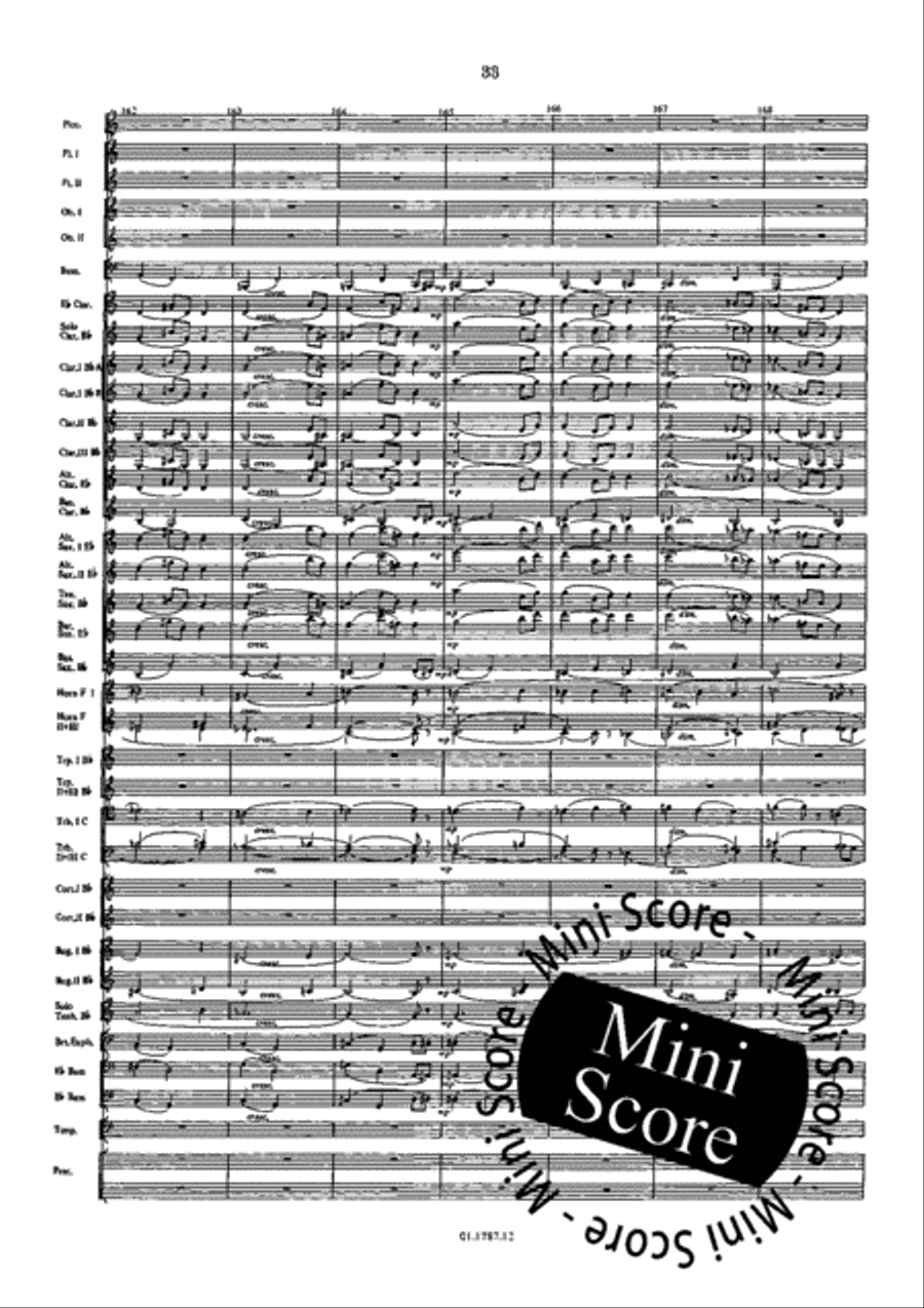 Symphonie de l'Eau Concert Band scores gallery preview page 37